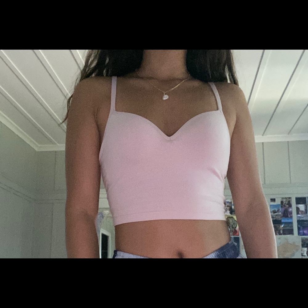 ✨3 FOR $30 SALE light pink cami w built in bra
